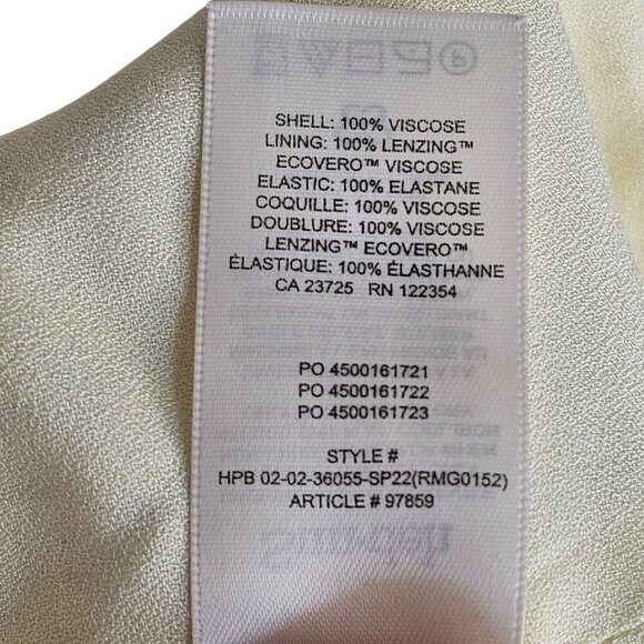 Sunday Best Aritzia Bonnie Bustier White Floral & Butter Yellow Sz L - Picture 14 of 14